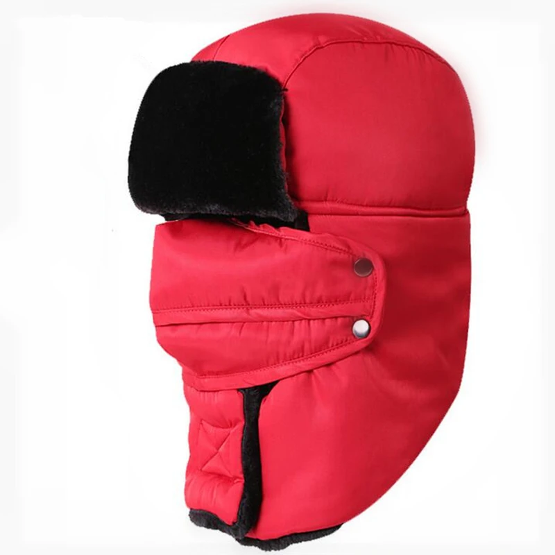 

DICHSKI Winter Windproof Skiing Ear Warm Mask Motorcycle Bicycle Caps Men And Women Outdoor Sports Thermal Neck Balaclava Hat