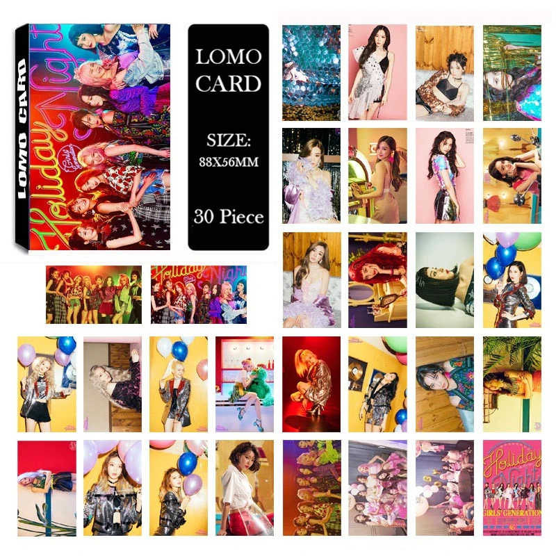 KPOP Девушки поколения праздник ночь SNSD альбом LOMO карты K POP Новая мода само