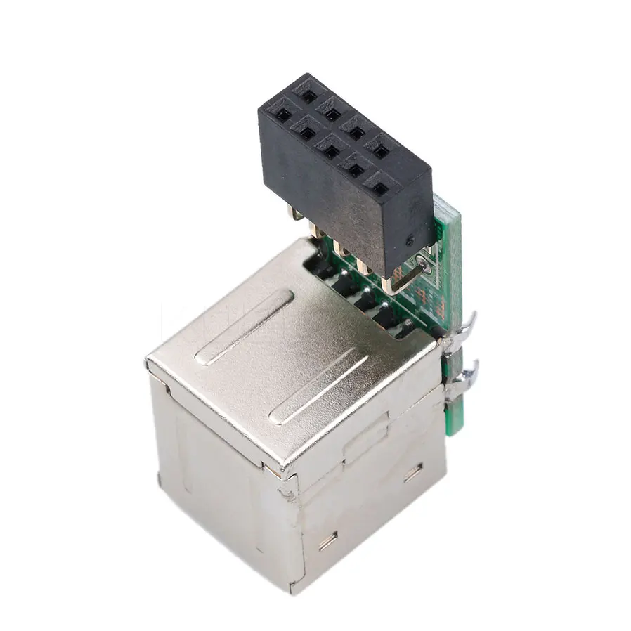 Kebidu 3 шт./лот внутренний ПК USB 2 порта 0 9 pin женский Женский адаптер конвертер