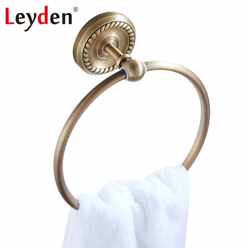 Высококачественный ORB/античный латунный держатель для полотенец Leyden настенный в