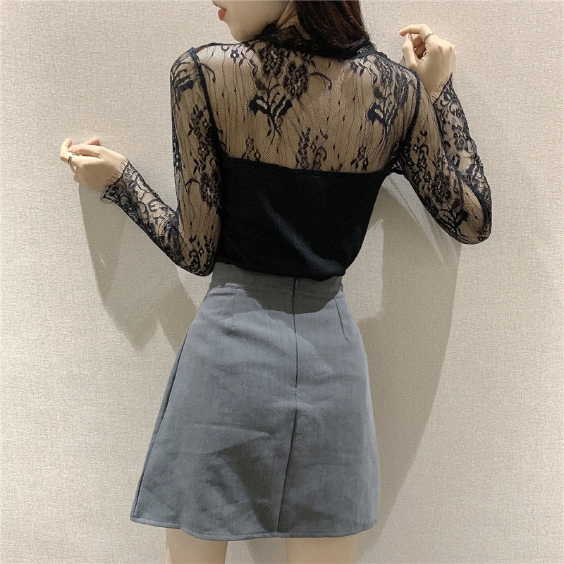 

2019 Fashion Women Blouse Ladies Summer Lace strap Blouses Female Sexy Long Sleeve Tank Tops Casual Blouses Tops