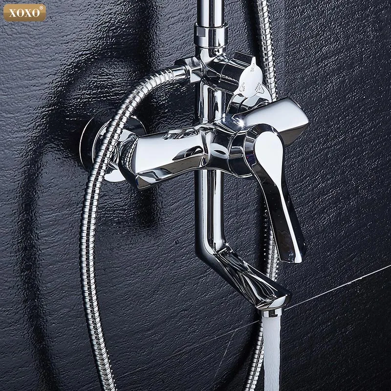Смеситель для душа XOXO X80020 душевая лейка Водопад ванны туалета|set 2|set bathset bar |