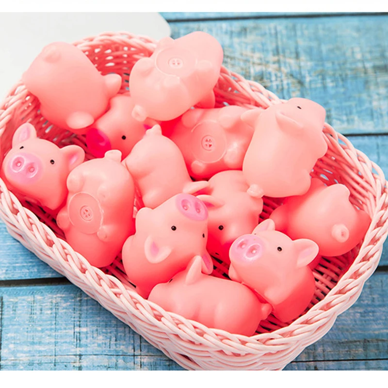 1 шт. милые игрушки свиньи мягкие Kawaii животные резиновые свиньи сжимаются антистрессовые игрушки для детей подарок на день рождения
