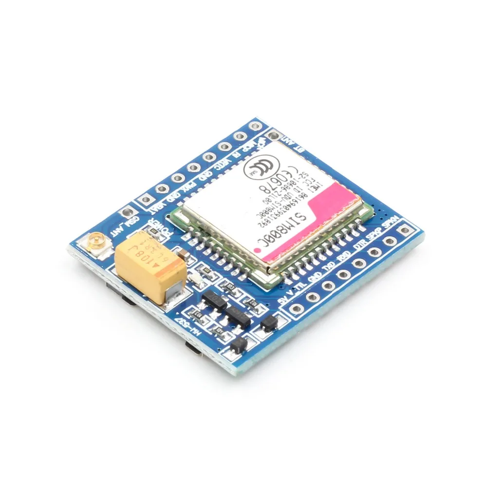 SIM800C GSM GPRS модуль 5 В/3 3 в TTL макетная плата IPEX с Bluetooth и TTS STM32 C51 | Электронные