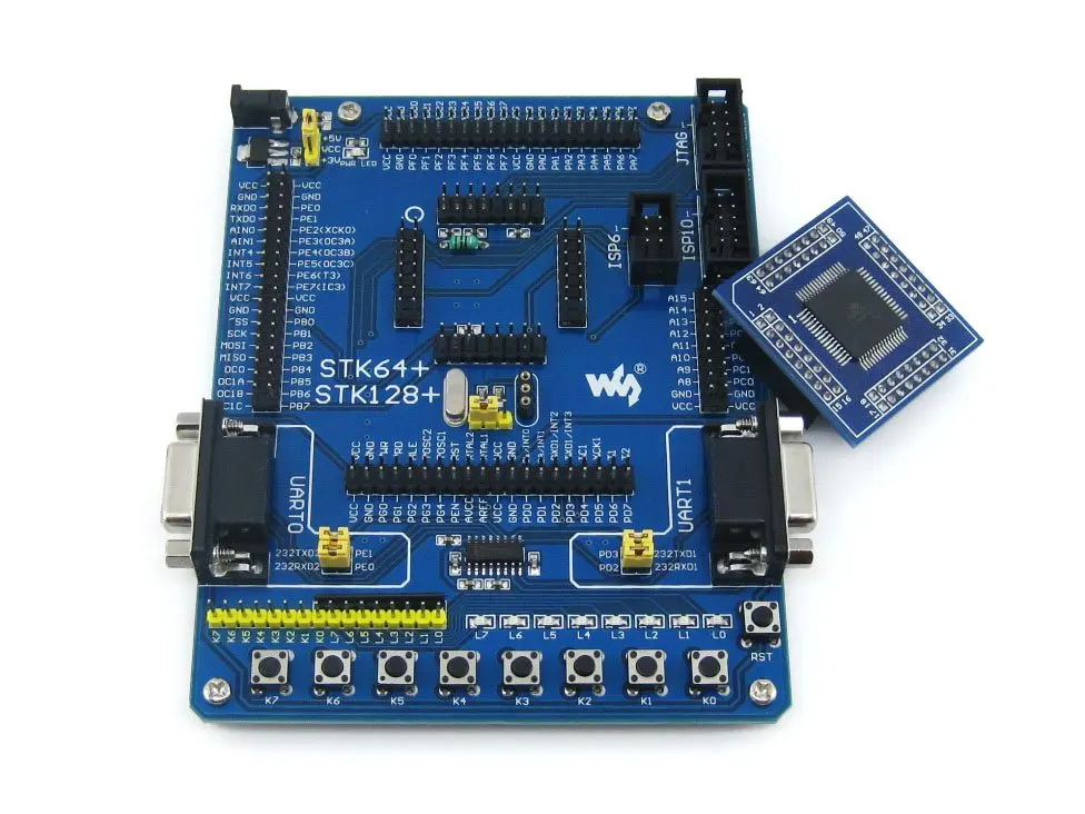 ATmega128 ATmega128A ATMEL AVR оценочная плата комплект + 2 шт. AU основная плата|board today|boardatmega128