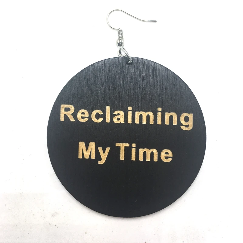 Восстанавливающие мое время деревянные серьги|wooden earrings|wooden earrings lotearrings earring |