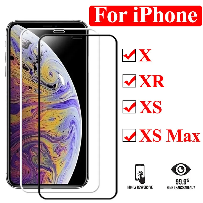 Защитное стекло Xs Max для Apple iPhone XR X защита экрана aiphone aphone xsmax 10xs 10s 10r Verre Tremp 9H |