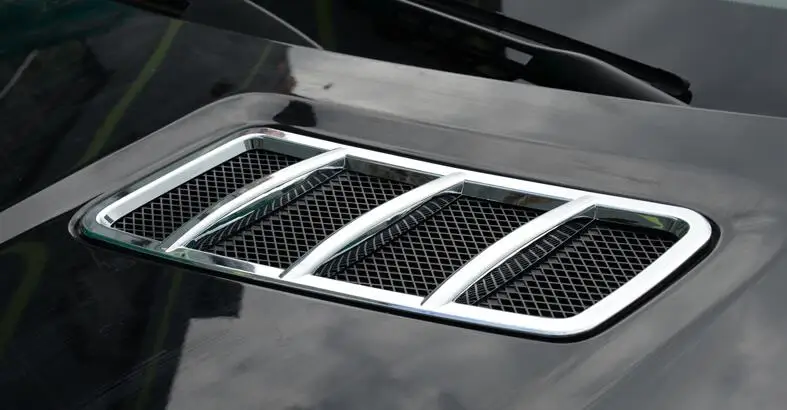 2pcs Stainless Steel Hood Trim Car Sticker for Mercedes Benz ML/GL/GLE/GLS Accessories | Автомобили и мотоциклы