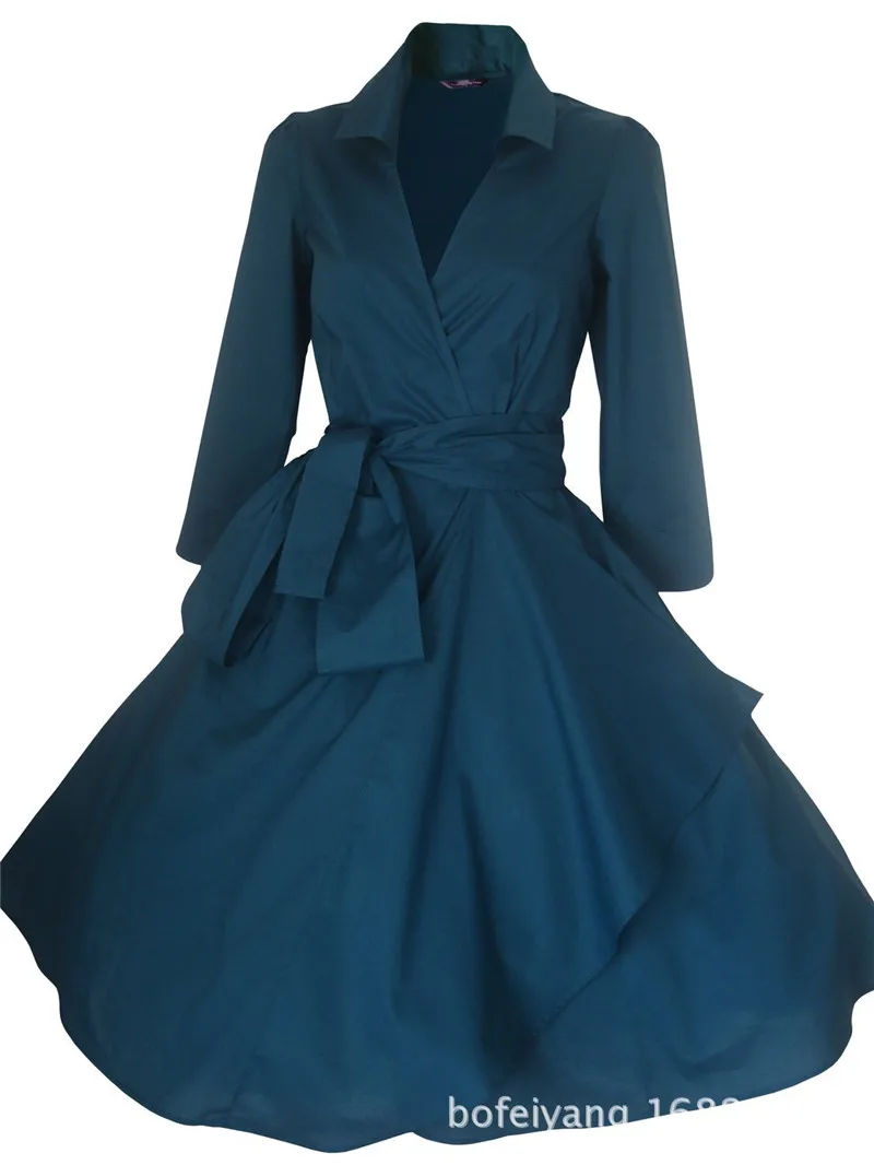 Хепберн стиль ретро сплошной цвет темперамент тонкий пояс плащ для женщин