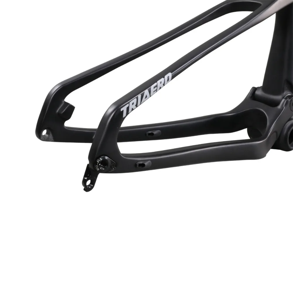 TRIAERO 29ER углерод XC двойная подвеска boost 148*12 мм UD matte BB92 карбоновая рамка|carbon bike frame|bike