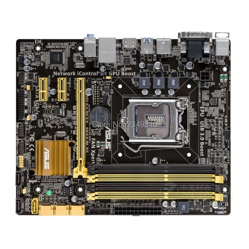 Для ASUS B85M-G оригинальная материнская плата Socket LGA 1150 DDR3 B85 настольная материнская плата