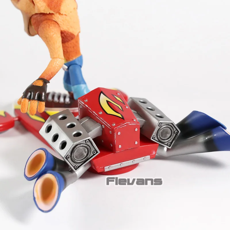 NECA Crash Bandicoot с реактивной доской ПВХ фигурка Коллекционная модель игрушки