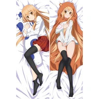 hot japanese anime decorative hugging body pillow cover case himouto umaru chan double sided 60x170cm