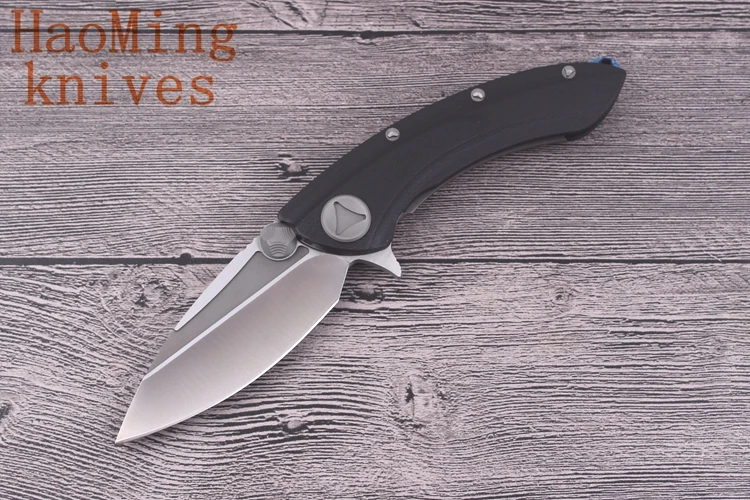 Outdoor tactical camping portable folding knife G10 handle D2 blade Flipper hunting combat knives utility EDC Self-defense tools |