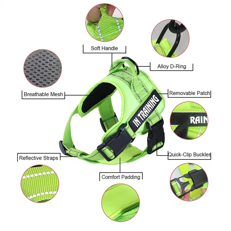 Ремни FML для домашних питомцев и кошек с отражающими ремнями регулируемый