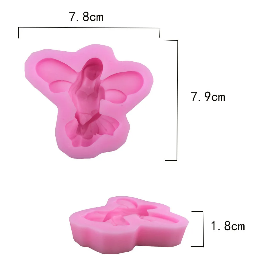 1 шт. силиконовые формы для выпечки ангельская девушка|diy soap mold|soap moldsilicone cake mold |
