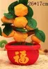 orange Весенний фестиваль китайские узлы петарды красный перец струнные подвески орнамент вечерние оформление комнаты Chinease Новогоднее украшение - Цвет: orange