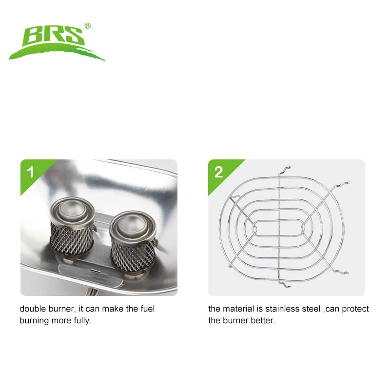 BRS Портативный газовый обогреватель Открытый Кемпинг Рыбалка Охота пропан Бутан