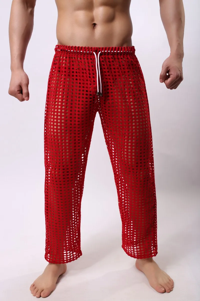 Мужская пижама прозрачная Мужская сексуальная пижама Повседневная lounge pijama hombre открытая Сексуальная мужская s тонкая Пижама celos pigiama uomo