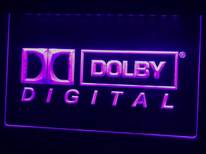 C034-Dolby цифровой светодиодный неоновый знак