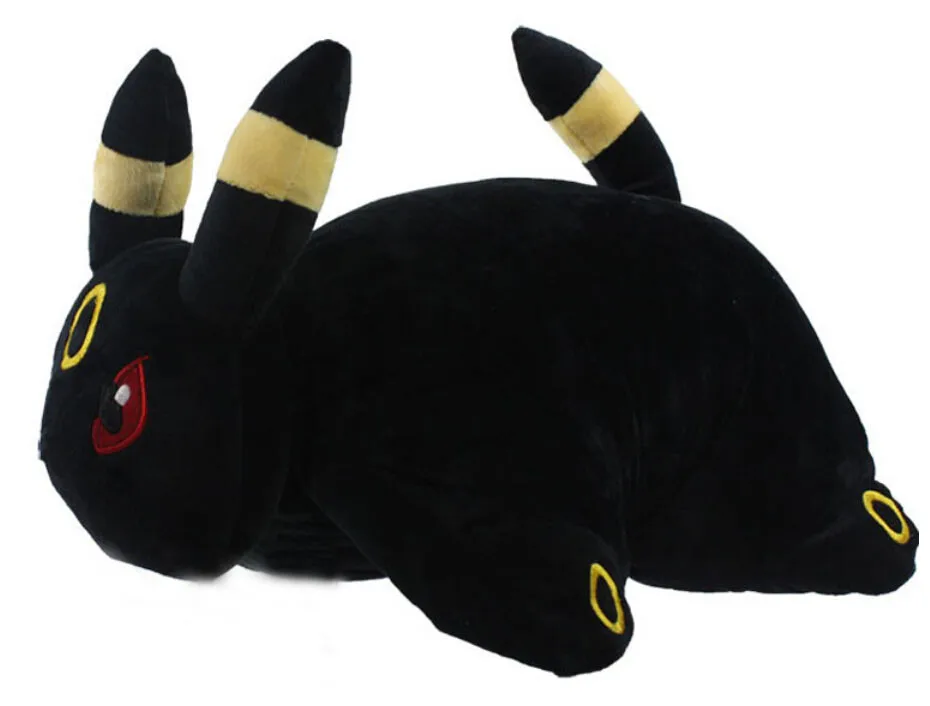 38*33 см Япония аниме мультфильм Umbreon плюшевые подушки Симпатичные мягкие плюшевые куклы Детский подарок