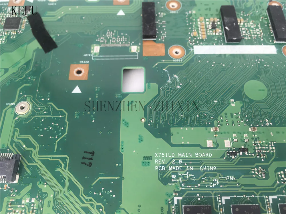 Материнская плата X751LD для ноутбука ASUS X751LN X751LJ K751L X751LD|Материнские платы| |