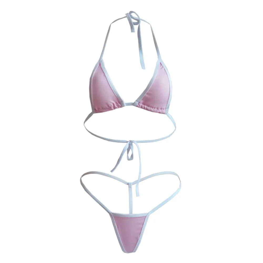 Бикини бикини с треугольными краями для пляжа спа Майо 2019|Купальники| |
