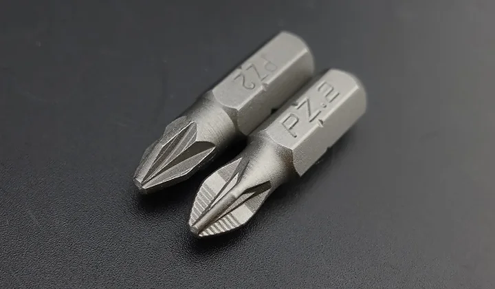 10 шт./лот 25 мм CR-V PZ/PH Pozidrive Phillips биты шестигранные хвостовые противоскользящие отвертки биты магнитные Одна Головка PZ1 PZ2 PZ3 6,35 мм