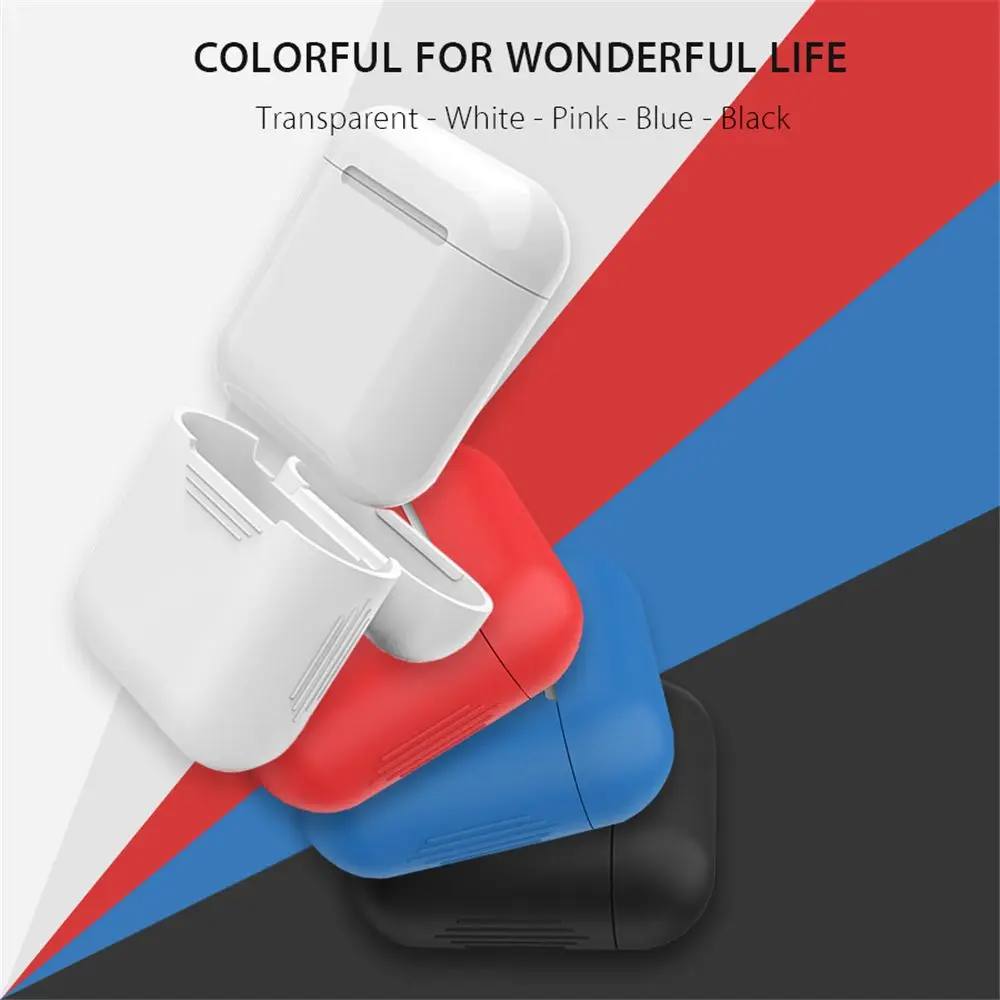Новый мягкий силиконовый чехол для Apple Airpods противоударный AirPod Ультратонкий