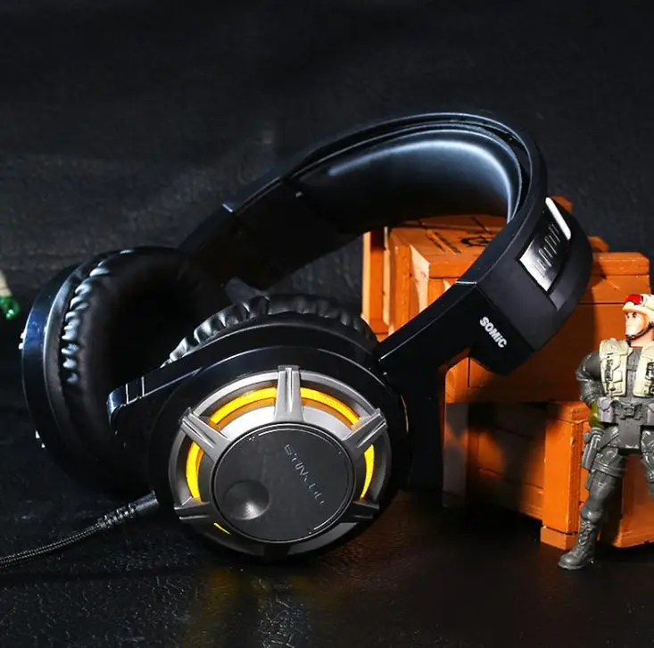 Игровая Гарнитура SOMIC G926 Surround Sound мощный бас с гибким микрофоном профессиональные