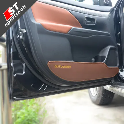 

Противоскользящая накладка на внутреннюю дверь из полиуретана, для стайлинга автомобилей Mitsubishi Outlander 2013-2016 гг.