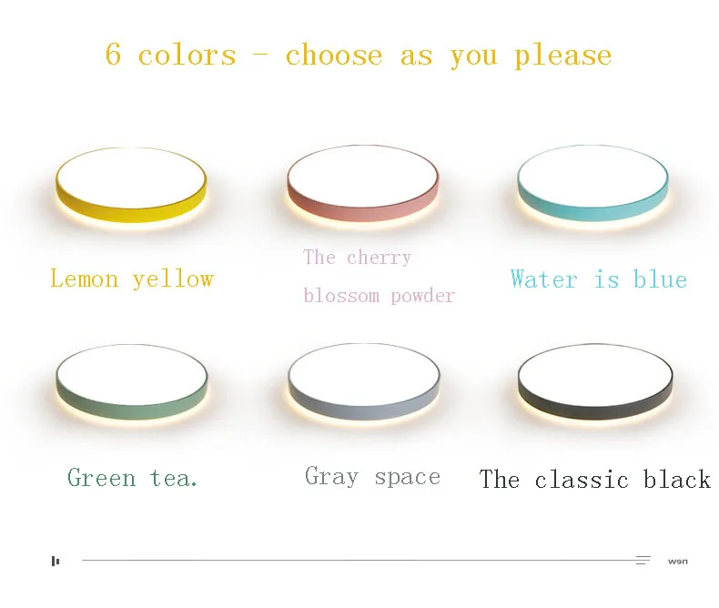 Светодиодная потолочная лампа для спальни простой современный домашний