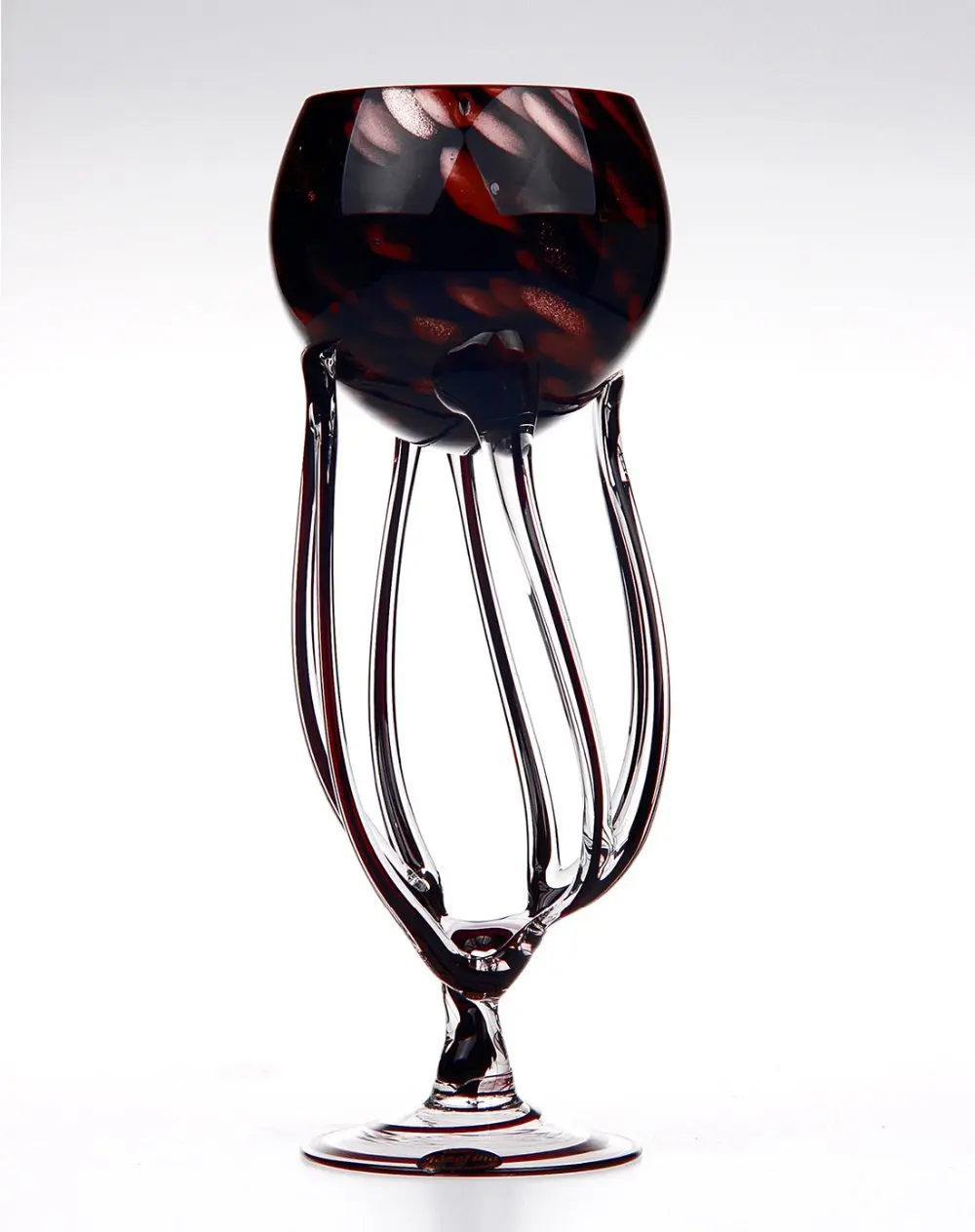 Free Shipping JOZIFINA hand made glass wine ren holygrail sharp candle holder Vintage Home decor|wine racks for home|wine craftswine tube |
