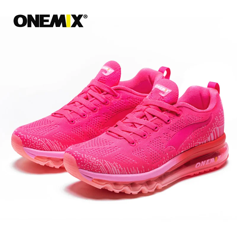 ONEMIX air cushion женские летние кроссовки для бега кроссовки розовые легкие кроссовки для бега женские дышащие кроссовки