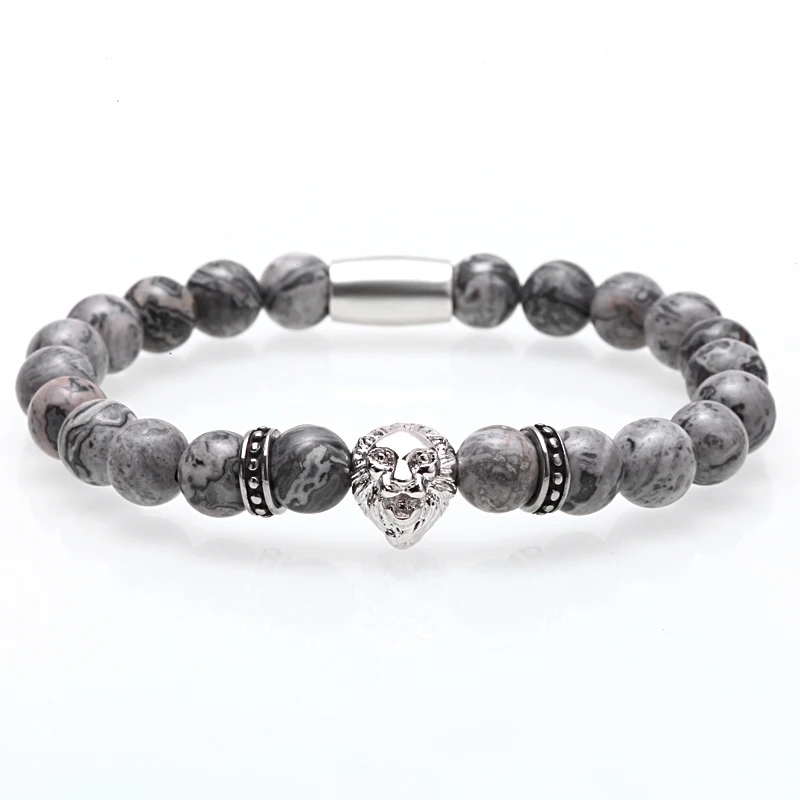 Mcllroy шармы браслет/Мужчины/Женщины/бусины из натурального камня/браслеты со
