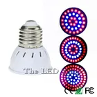 Светодиодные лампы полного спектра для выращивания растений, SMD3528, красная и синяя лампа для гидропоники, 10x E27, MR16 GU10, 9 Вт, 18 Вт