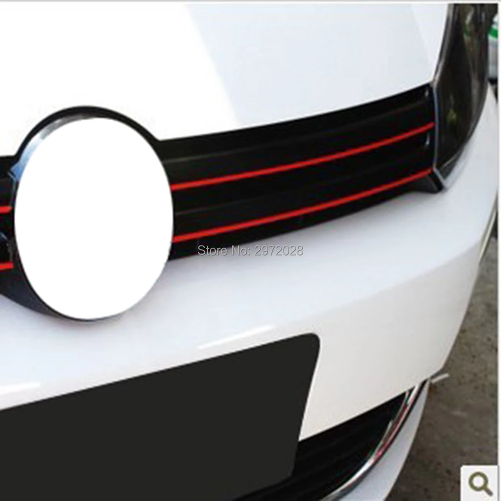 5 x наклейки на передние грили автомобильные декоративные для Volkswagen VW Golf 6 и Sagitar |