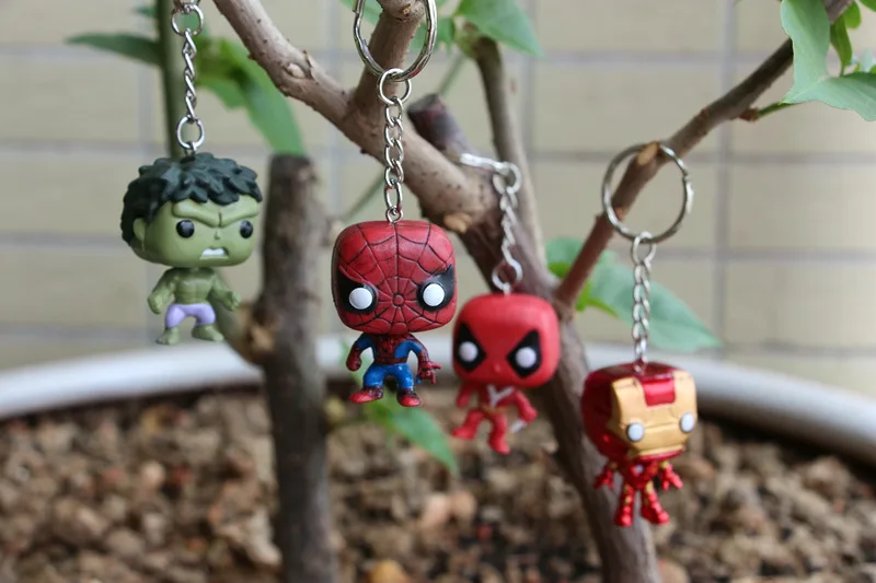 4 шт. Набор фигурок Железный человек Халк Бастер Тор танос Дэдпул ПВХ модель