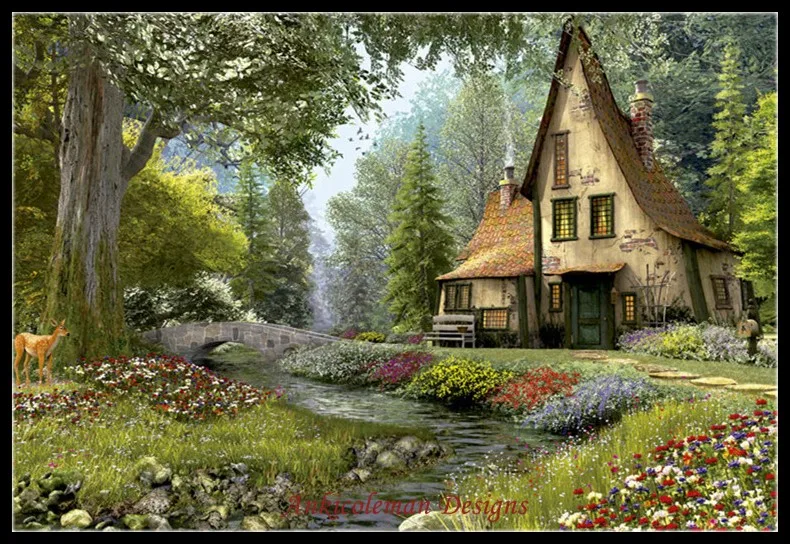 Набор для вышивки крестиком DMC французский набор рукоделия высокое качество 14 ct