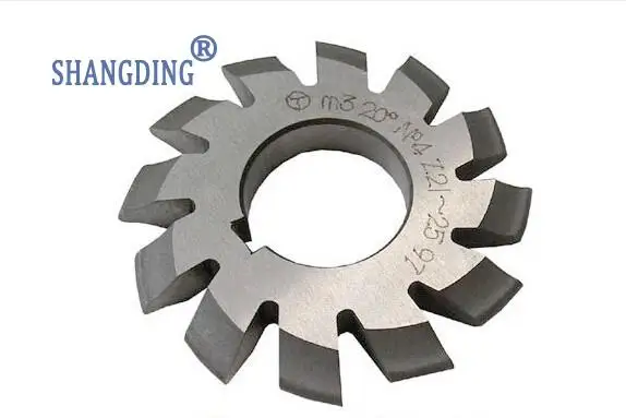 

Module M1 2# HSS Spur Gear Cutter bore 22mm Angle of 20 number of teeth 14T-16T HSS gear milling cutter