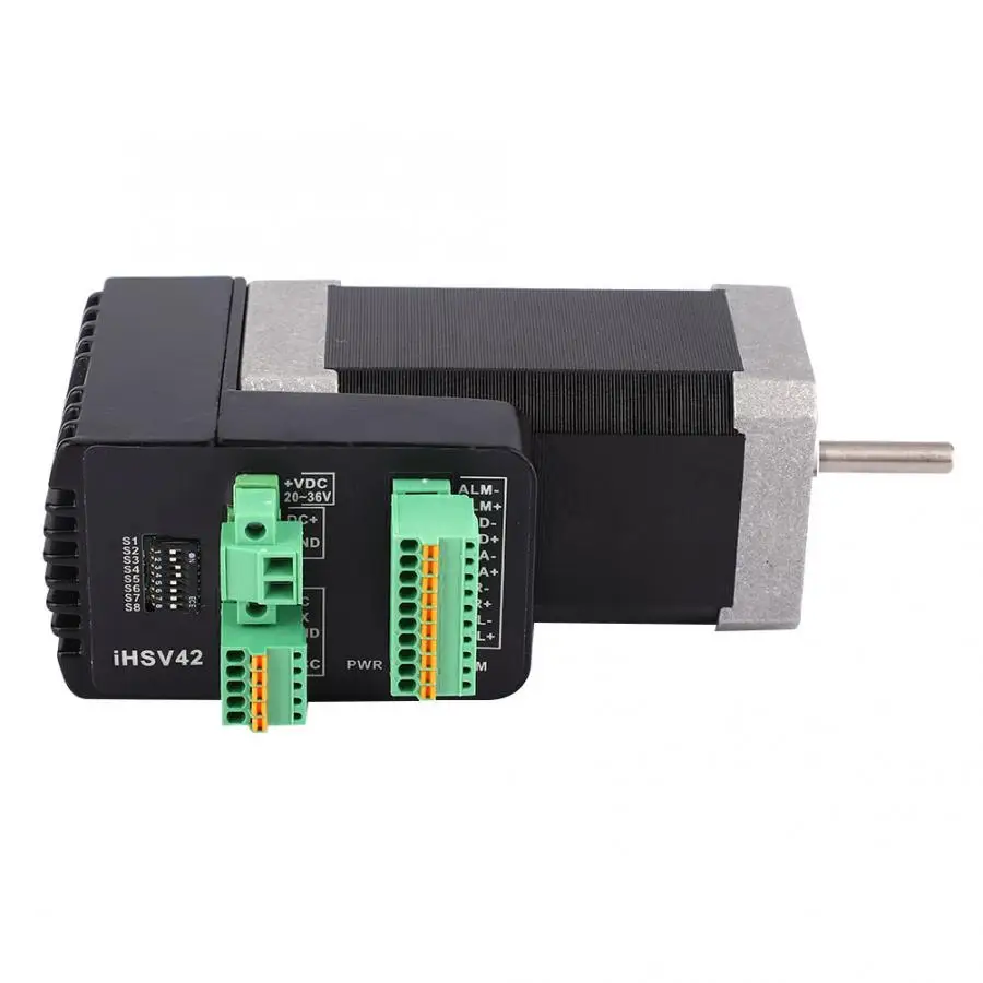 IHSV42-40-07-24 NEMA17 интегрированный Серводвигатель 24VDC 78W с 1000 линиями кодер dc мотор