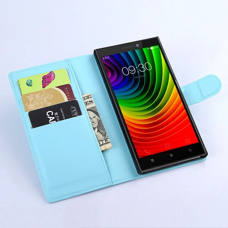 Модный кожаный чехол кошелек из зернистой ПУ кожи для lenovo Vibe Z2 защитный флип