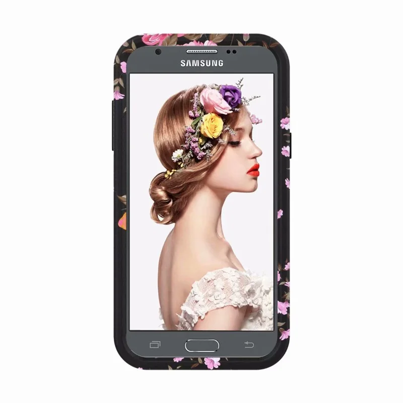 Противоударный жесткий Гибридный армированный защитный чехол для Samsung Galaxy J3