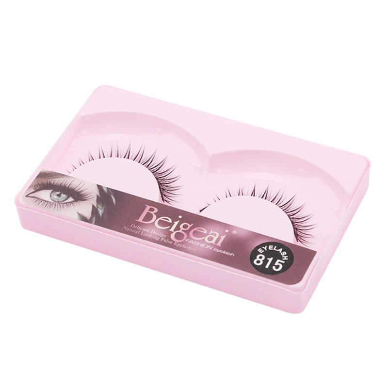 1 Пара толстых ресниц с поперечным сечением натуральные накладные ресницы ручной