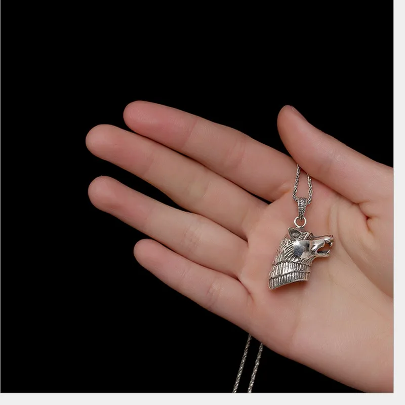 Uglyless Real 925 пробы серебряные мужские полые фотообои без цепи Этнические тибетские