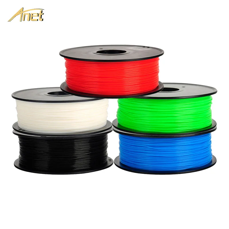 10 шт. Anet 3D принтер PLA нить 1 75 мм кг/катушка для MakerBot/RepRap/kossel/Createbot/3D Ручка 3d