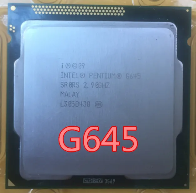 Процессор Intel Pentium G645 g645 3M Cache 2 9 ГГц L3 = LGA 1155 TDP 65 Вт для настольного компьютера| |