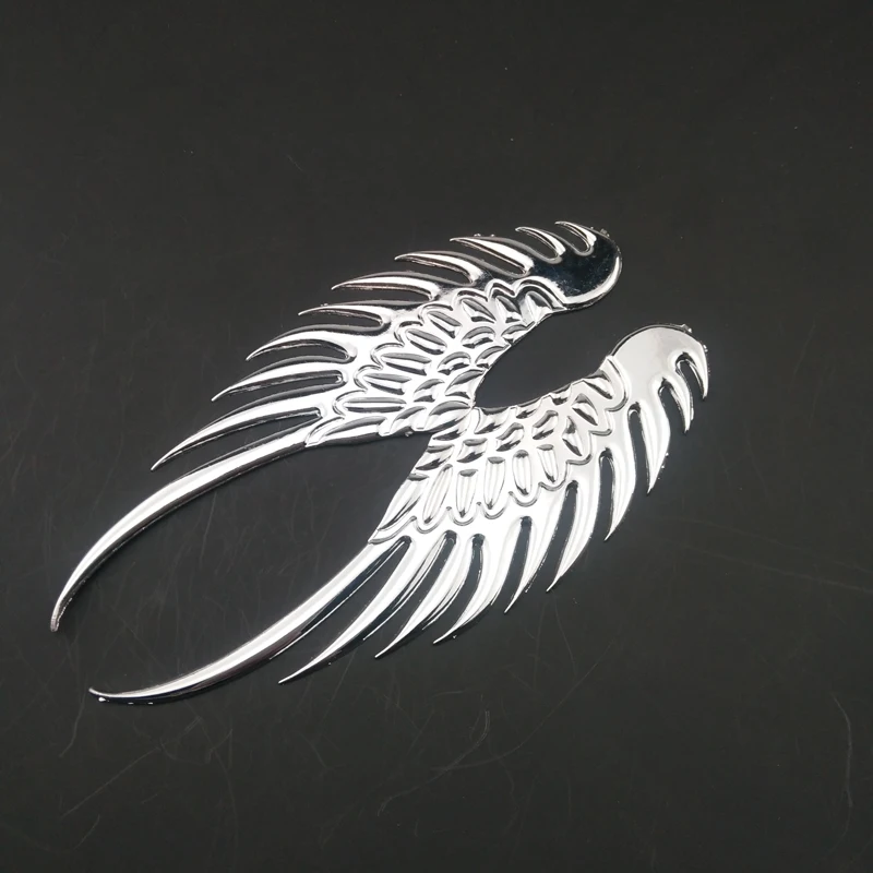 1 Pair Metal 3D Wing Car Sticker Moto Accessories for Cadillac XTS SRX ATS CTS/Renault Koleos Fluenec Latitude | Автомобили и