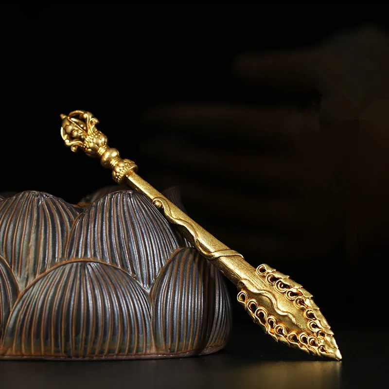 Натуральный медный тибетский непальский буддийский поставщик 11*1 5 см