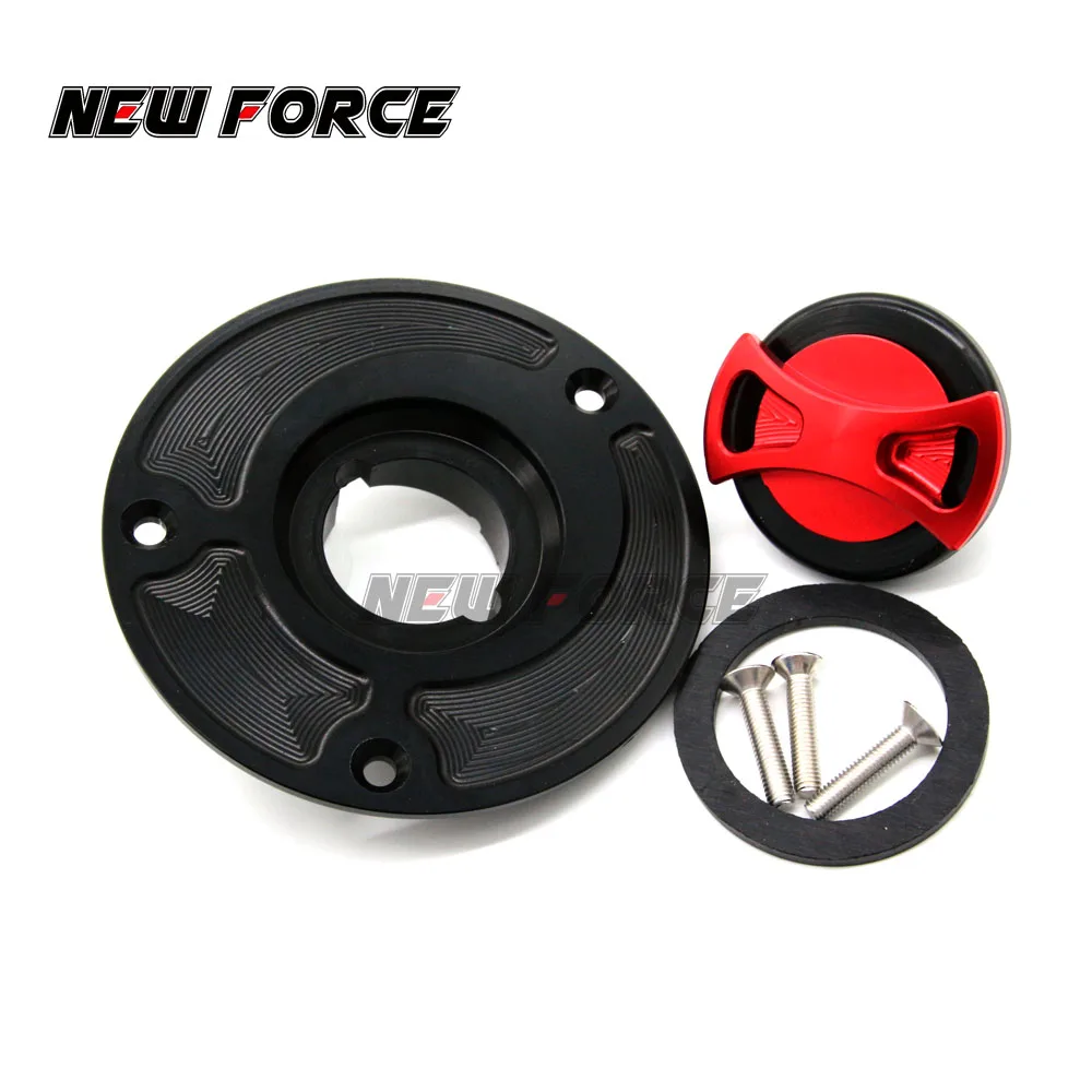 

FXCNC CNC Aluminum Keyless Motorcycle Accessories Fuel Gas Tank Cap Cover 8 Colors For Suzuki GSXR 1000 SV650 SV650S 2003-2013